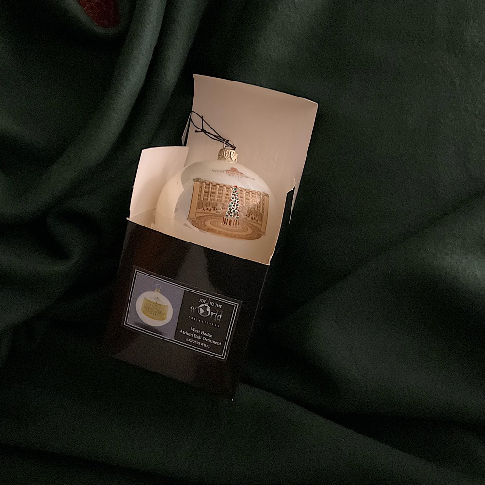 NWOT West Baden Atrium Ball Ornament